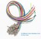 100Pcs Necklace Cord String with Clasp Bulk and Bracelet, Multicolor
